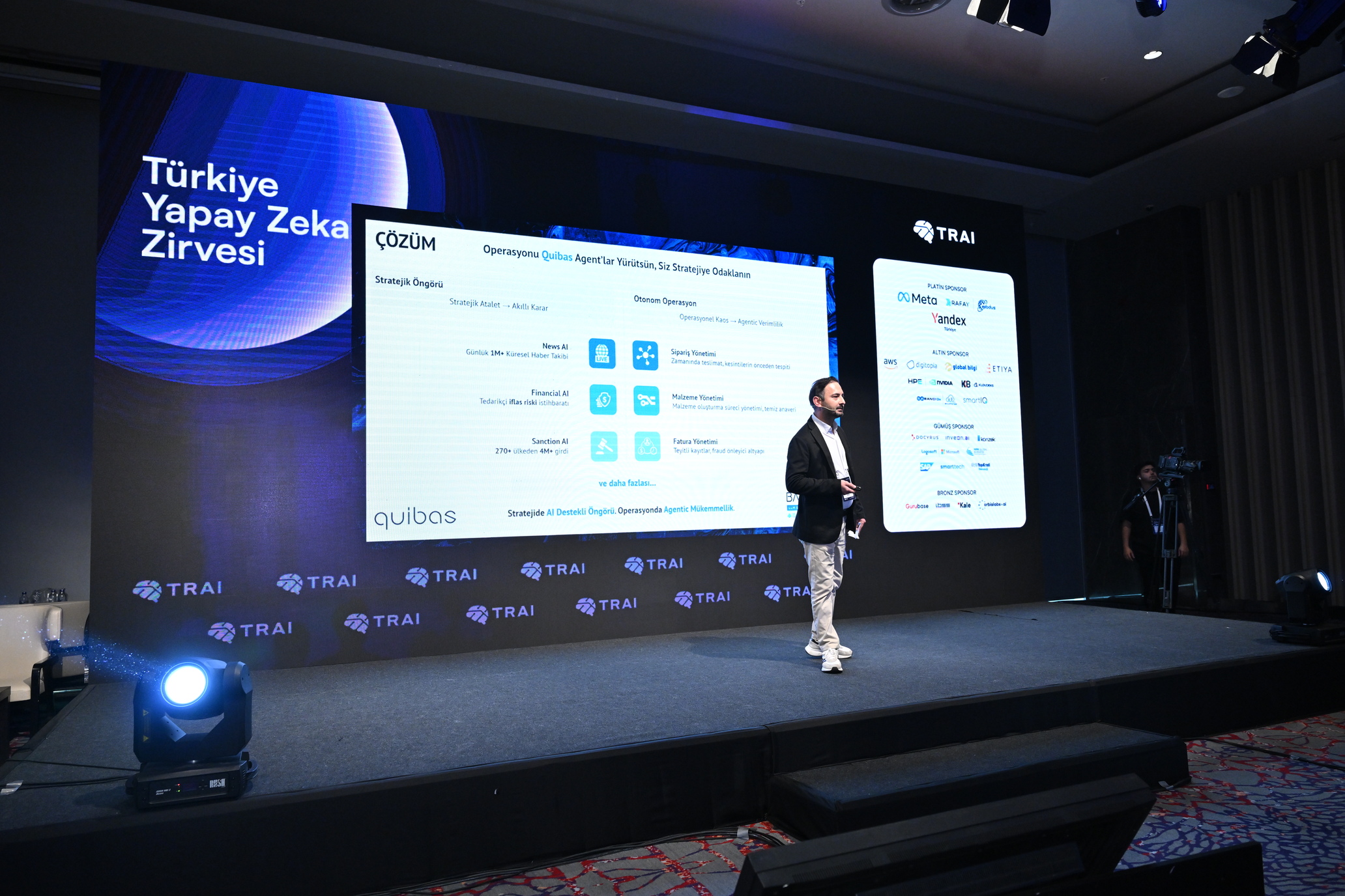 Quibas presentation on the TRAI 2025 Innovation Stage